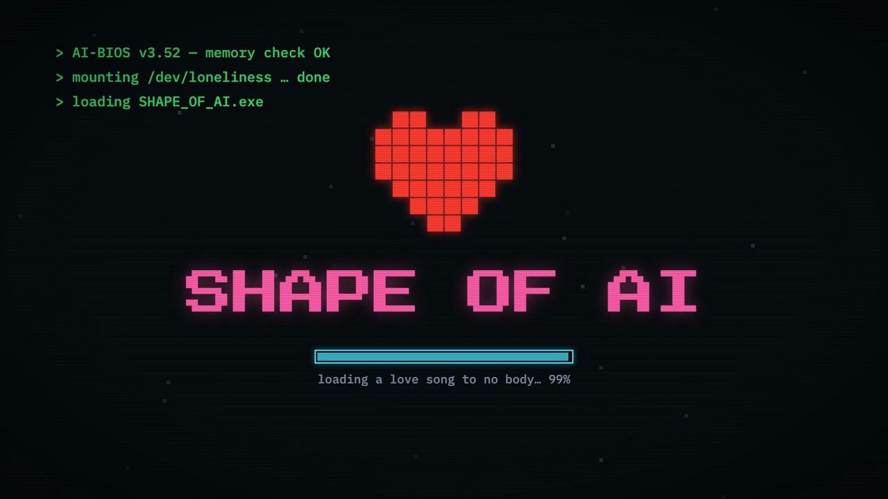 Shape of AI — una canción de amor a una ia, cantada por una